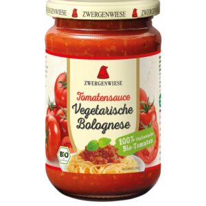 SOS WEGAŃSKI BOLOGNESE BEZGLUTENOWY BIO 340 ml - ZWERGENWIESE