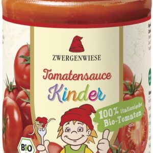 SOS POMIDOROWY DLA DZIECI BEZGLUTENOWY BIO 340 ml - ZWERGENWIESE