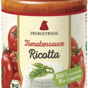 SOS POMIDOROWY Z RICOTTĄ BEZGLUTENOWY BIO 340 ml - ZWERGENWIESE