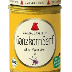 MUSZTARDA FRANCUSKA BEZGLUTENOWA BIO 160 ml - ZWERGENWIESE