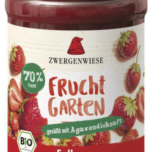 MUS TRUSKAWKOWY (70 % OWOCÓW) BEZGLUTENOWY BIO 225 g - ZWERGENWIESE