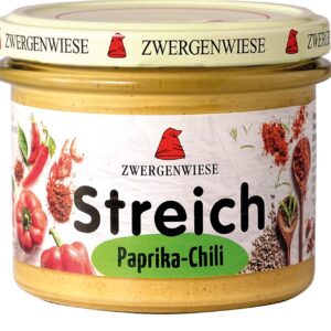 PASTA SŁONECZNIKOWA Z PAPRYKĄ BEZGLUTENOWA BIO 180 g - ZWERGENWIESE