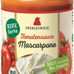 SOS POMIDOROWY Z MASCARPONE BEZGLUTENOWY BIO 340 ml - ZWERGENWIESE