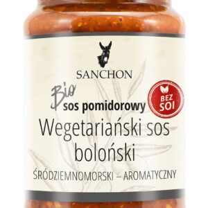 SOS WEGAŃSKI BOLOGNESE BEZGLUTENOWY BIO 330 ml - SANCHON