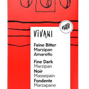 CZEKOLADA GORZKA Z NADZIENIEM MARCEPAN - AMARETTO BIO 100 g - VIVANI