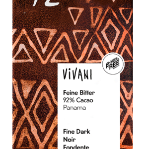 CZEKOLADA GORZKA 92 % BIO 80 g - VIVANI