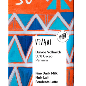 CZEKOLADA MLECZNA GORZKA 50 % KAKAO BIO 80 g - VIVANI