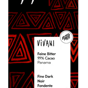 CZEKOLADA GORZKA 99 %  BIO 80 g - VIVANI