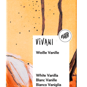 CZEKOLADA BIAŁA Z WANILIĄ BIO 80 g - VIVANI