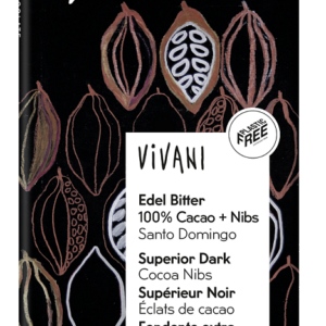 TABLICZKA GORZKA 100 % KAKAO BIO 80 g - VIVANI