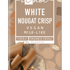 TABLICZKA NUGATOWA Z KROKANTEM Z ORZECHÓW LASKOWYCH FAIR TRADE BIO 80 g - ICHOC (VIVANI)