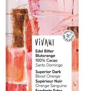 TABLICZKA KAKAOWA O SMAKU CZERWONEJ POMARAŃCZY DEMETER BIO 90 g - VIVANI