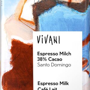 CZEKOLADA MLECZNA ESPRESSO DEMETER BIO 90 g - VIVANI