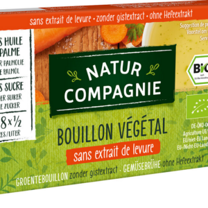BULION - KOSTKI WARZYWNE BEZ DODATKU CUKRÓW I DROŻDŻY BIO (8 x 10,5 g) 84 g - NATUR COMPAGNIE