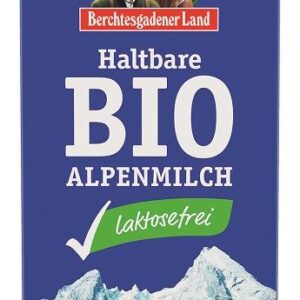 MLEKO ALPEJSKIE UHT O OBNIŻONEJ ZAWARTOŚCI LAKTOZY (min. 3,5 % TŁUSZCZU) BIO 1 L - BERCHTESGADENER LAND