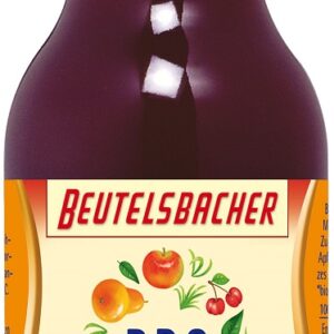 SHOT NA ODPORNOŚĆ GRUSZKA - JABŁKO - MARCHEW CZARNA BIO 200 ml - BEUTELSBACHER