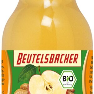 SHOT NA ODPORNOŚĆ JABŁKO - IMBIR - KURKUMA BIO 200 ml - BEUTELSBACHER