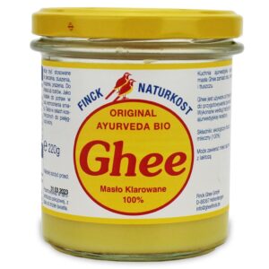 MASŁO KLAROWANE GHEE BIO 220 g (242 ml) - FINCK AYURVEDA