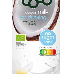 COCONUT MILK - NAPÓJ KOKOSOWY DO PICIA 2 % TŁUSZCZU BEZ DODATKU CUKRÓW FAIR TRADE BIO 1 L - COCO (DR MARTINS)