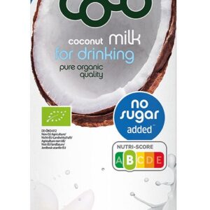 COCONUT MILK - NAPÓJ KOKOSOWY DO PICIA 3,8 % TŁUSZCZU BEZ DODATKU CUKRÓW FAIR TRADE BIO 1 L - COCO (DR MARTINS)