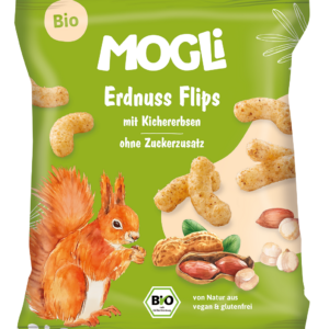 CHRUPKI O SMAKU ORZESZKÓW ZIEMNYCH BIO 30 g - MOGLI