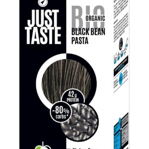 MAKARON PROTEINOWY (Z FASOLI CZARNEJ I SOI ZIELONEJ) SPAGHETTI BEZGLUTENOWY BIO 250 g - JUST TASTE