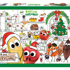 KALENDARZ ADWENTOWY - PRZEKĄSKI BIO 831 g - FRECHE FREUNDE (PRODUKT SEZONOWY)