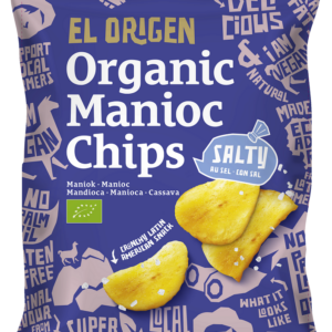 CHIPSY Z MANIOKU SOLONE BEZGLUTENOWE BIO 60 g - EL ORIGEN