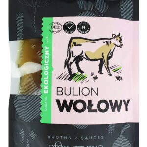 BULION WOŁOWY W PŁYNIE BEZGLUTENOWY BIO 350 ml - FOOD STUDIO