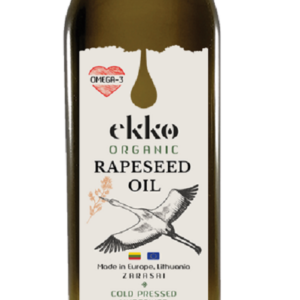 OLEJ RZEPAKOWY TŁOCZONY NA ZIMNO OMEGA-3 BIO 1 L - EKKO