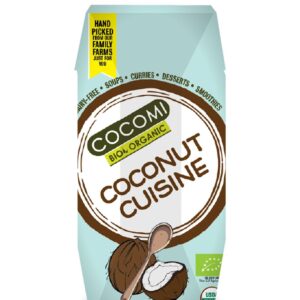 COCONUT MILK - NAPÓJ KOKOSOWY BEZ GUMY GUAR (17 % TŁUSZCZU) BIO 330 ml - COCOMI