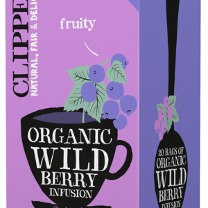 HERBATKA Z CZARNĄ PORZECZKĄ I MALINĄ BIO (20 x 2,5 g) 50 g - CLIPPER