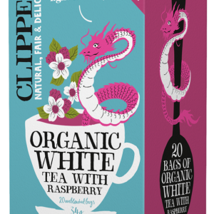 HERBATA BIAŁA Z MALINĄ BIO (20 x 1,7 g) 34 g - CLIPPER