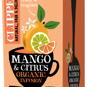 HERBATKA O SMAKU MANGO I OWOCÓW CYTRUSOWYCH BIO (20 x 1,8 g) 36 g - CLIPPER