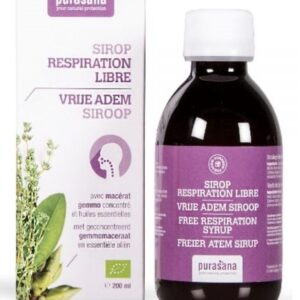 SYROP NA STAN ZAPALNY GÓRNYCH DRÓG ODDECHOWYCH BIO 200 ml - PURASANA