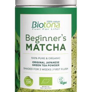 HERBATA ZIELONA MATCHA JAPOŃSKA BEGINNERS BIO 80 g - BIOTONA