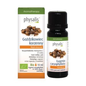 OLEJEK ETERYCZNY GOŹDZIKOWIEC KORZENNY BIO 10 ml - PHYSALIS