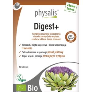 TABLETKI NA WSPARCIE TRAWIENIA (DIGEST+) BIO 30 szt. - PHYSALIS