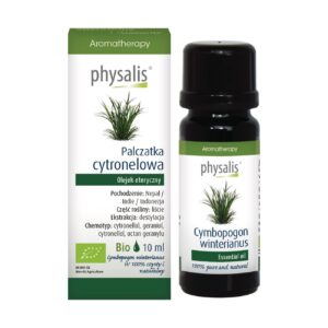 OLEJEK ETERYCZNY PALCZATKA CYTRONELOWA BIO 10 ml - PHYSALIS