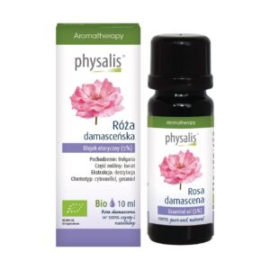 OLEJEK ETERYCZNY RÓŻA DAMASCEŃSKA BIO 10 ml - PHYSALIS