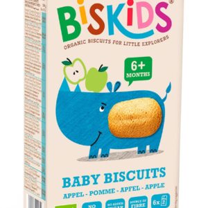 CIASTECZKA JABŁKOWE OD 6 MIESIĄCA BIO 120 g - BISKIDS