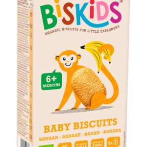 CIASTECZKA BANANOWE OD 6 MIESIĄCA BIO 120 g - BISKIDS