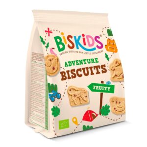 CIASTECZKA WIELOZBOŻOWE JABŁKOWE ZWIERZĘTA BIO 100 g - BISKIDS