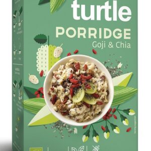 OWSIANKA Z JAGODAMI GOJI I NASIONAMI CHIA BEZ DODATKU CUKRÓW BEZGLUTENOWA BIO 400 g - TURTLE