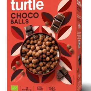 KULKI ZBOŻOWE CZEKOLADOWE BIO 300 g -  TURTLE