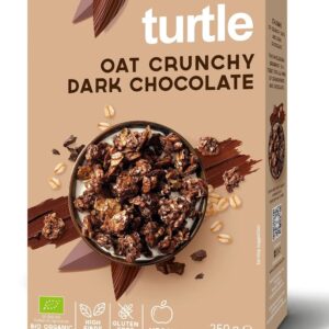 MUSLI OWSIANE Z GORZKĄ CZEKOLADĄ BEZGLUTENOWE BIO 250 g - TURTLE