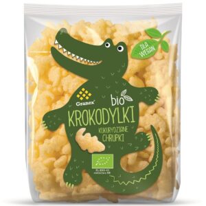 CHRUPKI KUKURYDZIANE KROKODYLKI BIO 80 g - GRANEX
