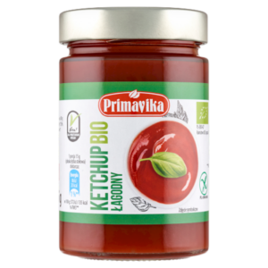 KETCHUP ŁAGODNY BEZGLUTENOWY BIO 315 g - PRIMAVIKA