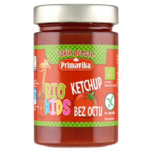 KETCHUP BEZ OCTU DLA DZIECI BEZGLUTENOWY BIO 315 g - PRIMAVIKA (BIO KIDS)