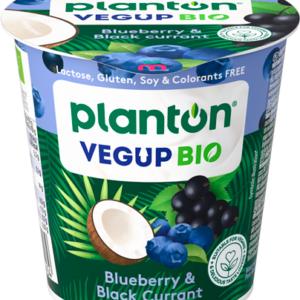 DESER KOKOSOWY JAGODA - CZARNA PORZECZKA BEZGLUTENOWY VEGANGURT BIO 140 g - VEGUP BIO